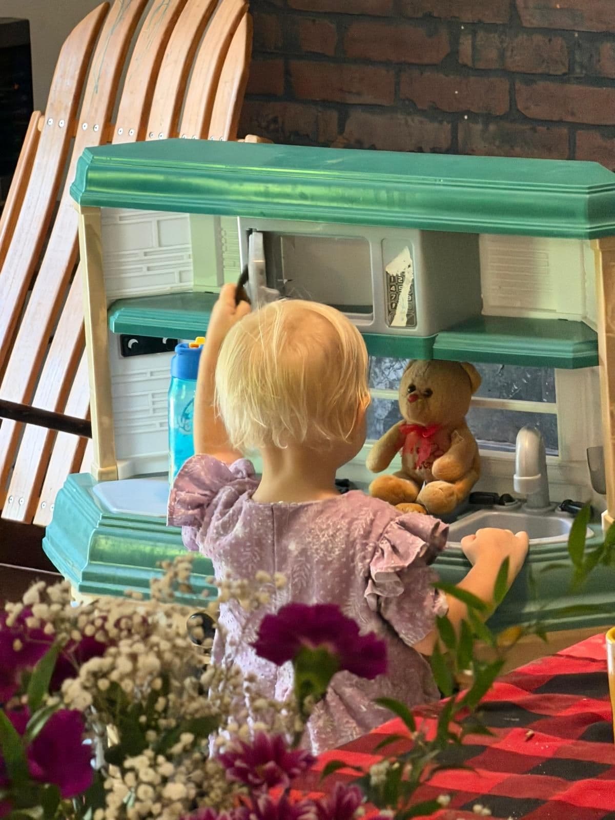 Emms's conversation with her toys!